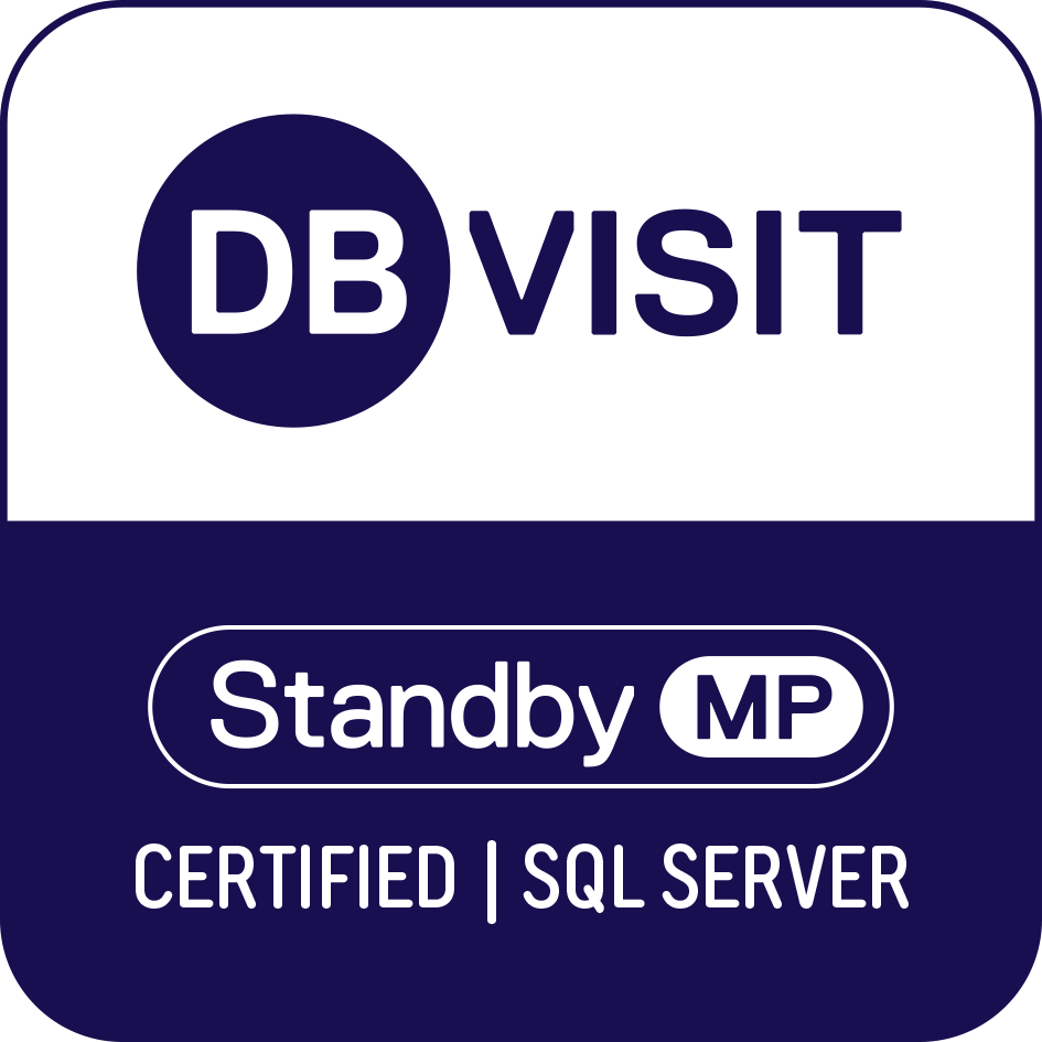 Dbvisit Standby MP Logo, Certified SQL Server