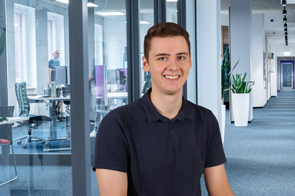 Max, Auszubildender Fachinformatiker für Systemintegration bei ASPICON