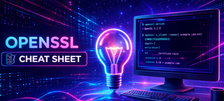 Headergrafik Cheat Sheet openssl